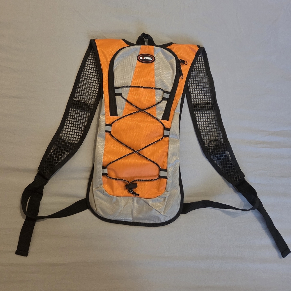 HotSpeed Vibrant Orange and Black Backpack